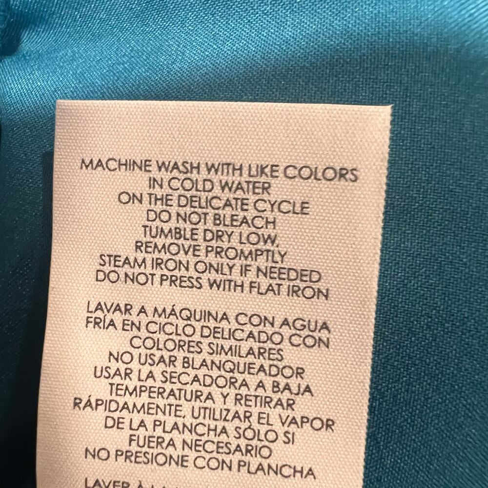 Cabi Sigourney Pencil Skirt Women's Sze 6 Pacific Blue Vented Stretch Style 3220 - Picture 7 of 7